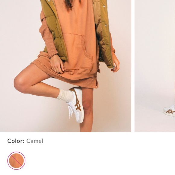 We The Free, Free People “Bestie Bundle” set. Waffle hoodie tunic with poncho - Picture 2 of 16